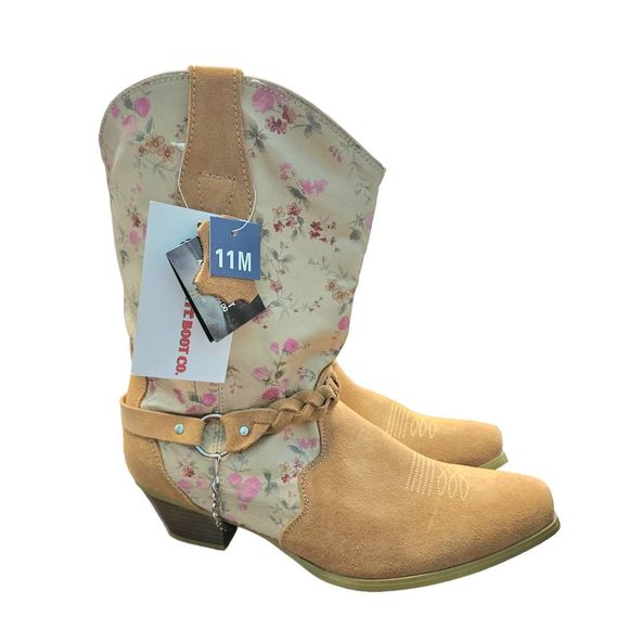 Santa Fe Boot Co Leather Cowboy Boots sz 11 New With Tags Cowgirl Western Rodeo - Picture 2 of 11